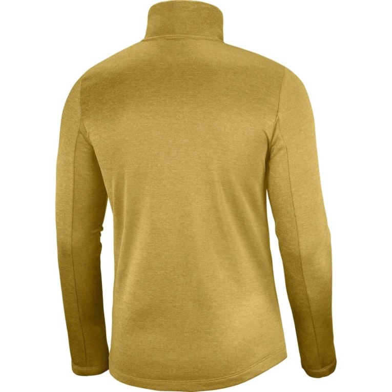 Pánské Mikiny Salomon Essential Lightwarm Seamless Half Zip Zlaté | CZ 15WSZMK